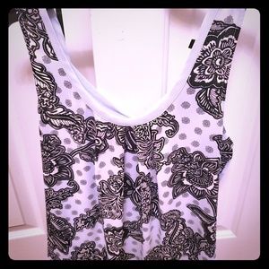 Women's floral tank top
